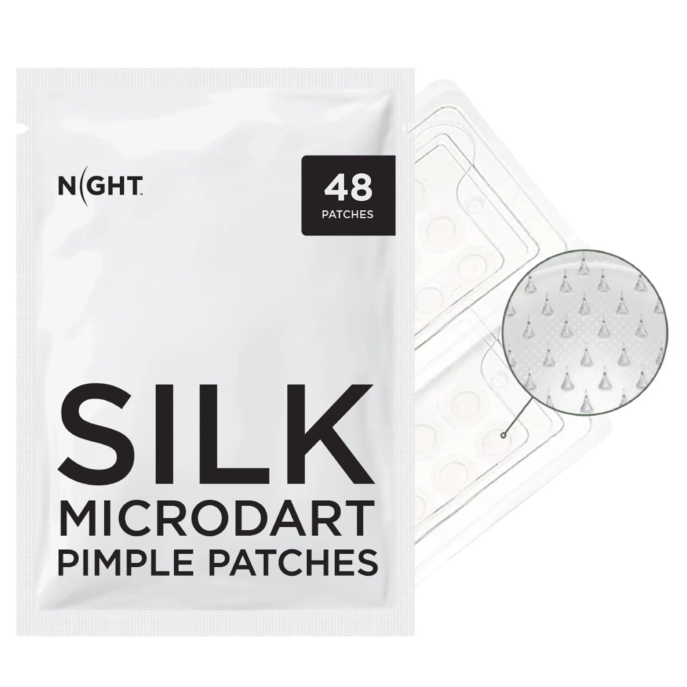 NIGHT Silk Microdart Pimple Patch, 48-count