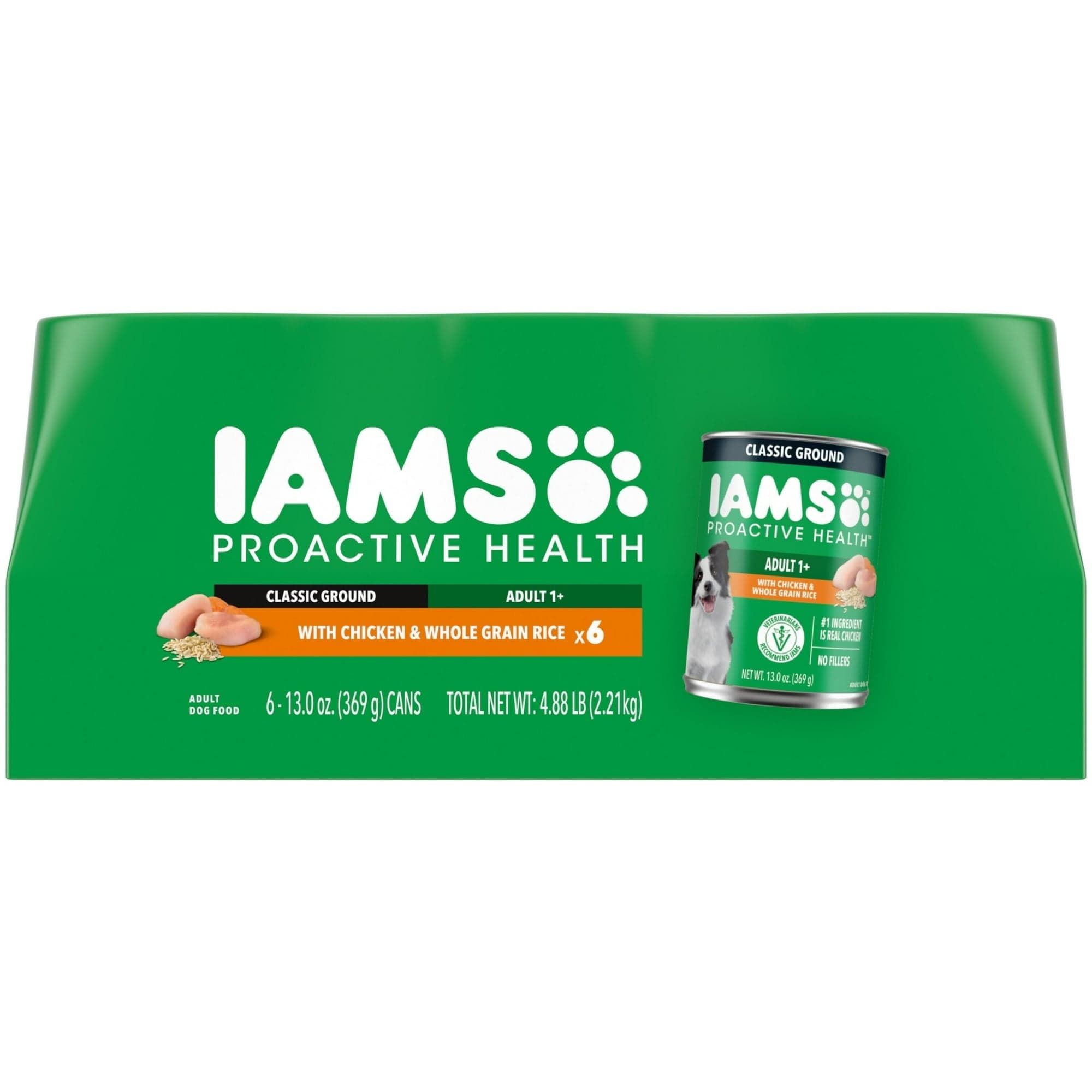 Iams Proactive Health Chicken And Whole Grain Rice Wet Dog Food, 13 Oz Cans (6 Pack)