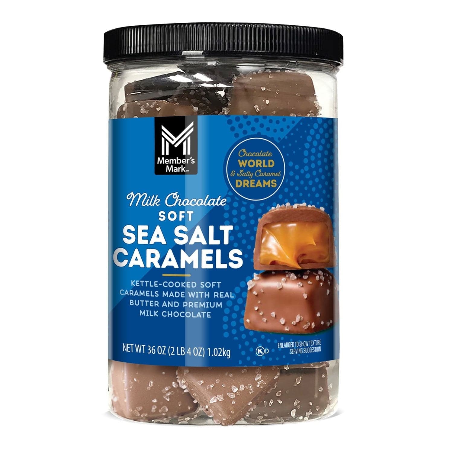 Member's Mark Milk Chocolate Sea Salt Caramels, 36 oz.