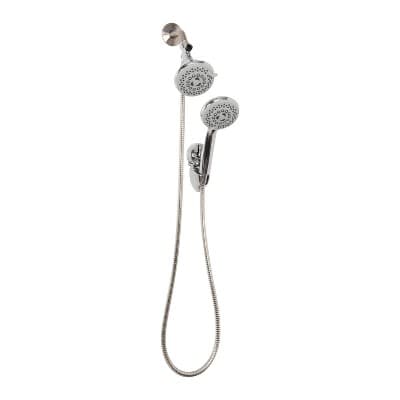 5' Combo Luxury Handheld Shower Head Stainless Steel - Bath Bliss: Dual Showerheads with 5 Spray Settings, 2.5 GPM