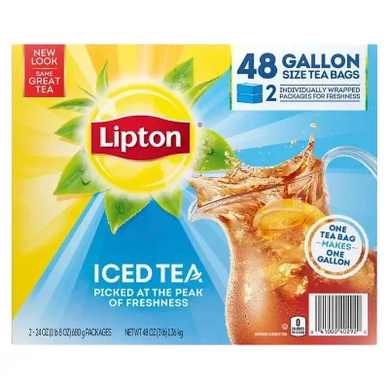 Lipton Iced Tea, Gallon Size Tea Bags (48 Ct.)
