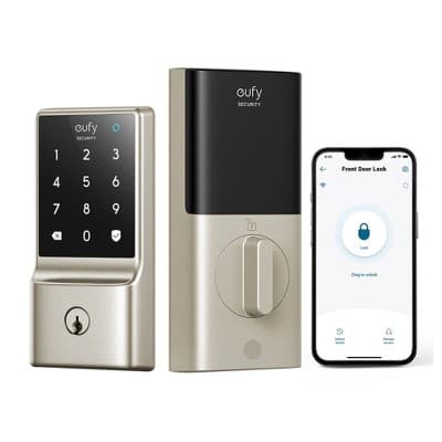 eufy Smart Lock C210 WiFi Replacement Deadbolt with eufy App, Keypad, Biometric Access