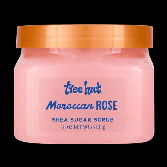 Tree Hut Shea Sugar Scrub, Moroccan Rose, 18 oz