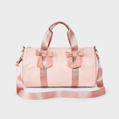 Girls' Duffel Bag with Bows - Cat & Jack Pink