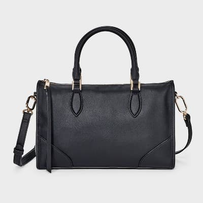 Satchel Crossbody Bag - A New Day Black
