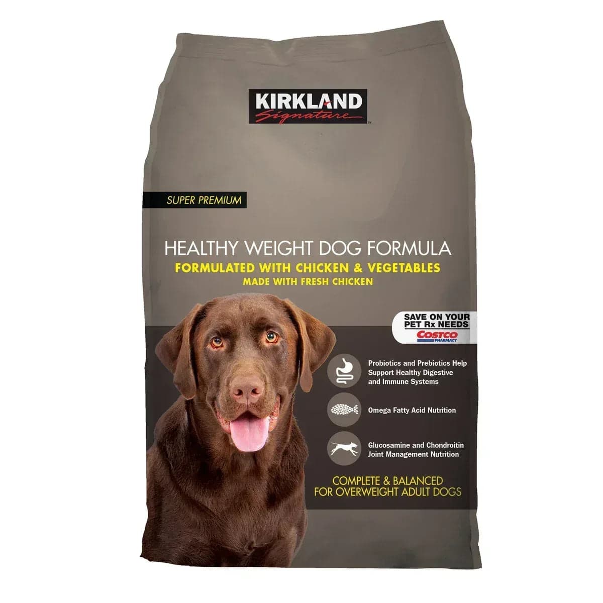 Kirkland Signature Healthy Weight Formula Chicken & Vegetable Dog Food, 40 lb