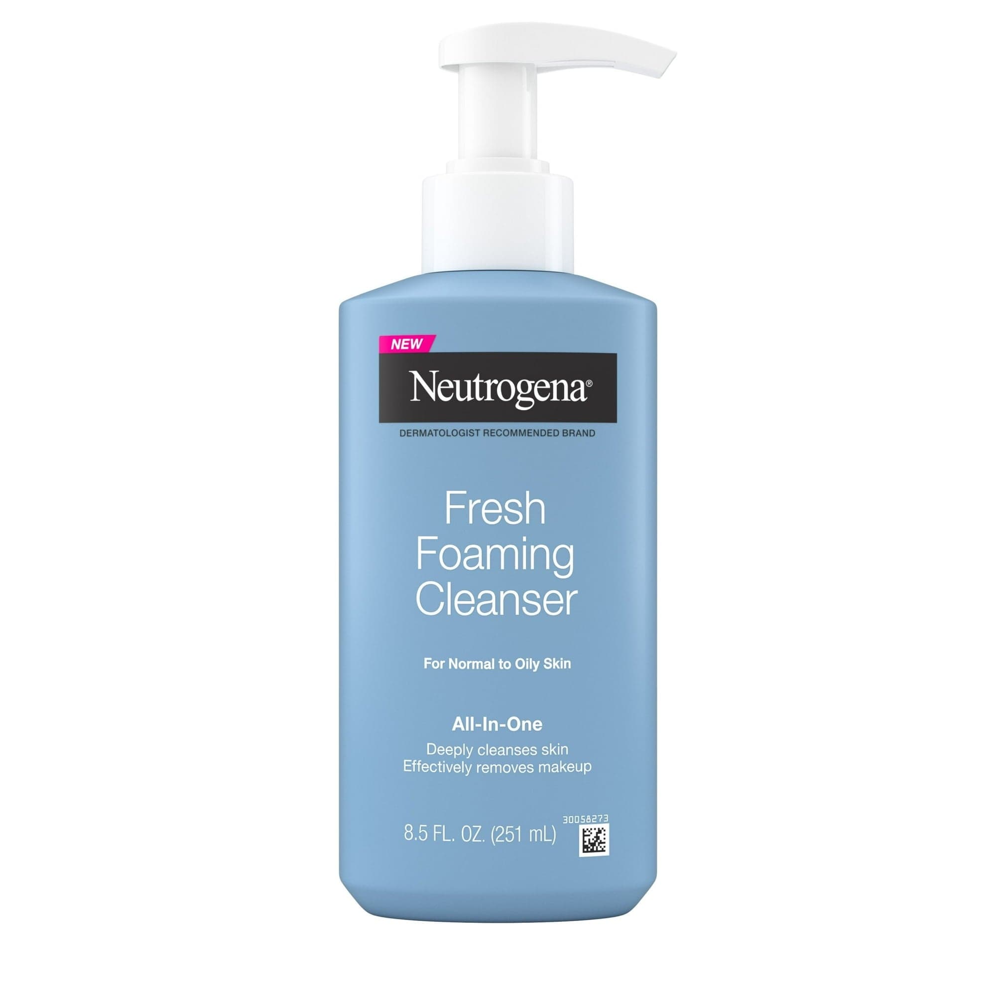 Neutrogena Fresh Foaming Facial Cleanser & Makeup Remover, 8.5 fl oz