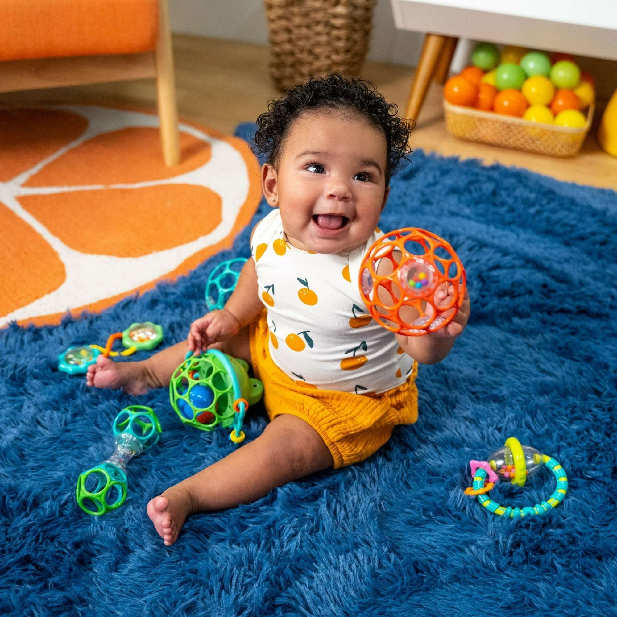 Bright Starts Little Shakers 6-Piece Baby Rattles & Teethers Gift Set