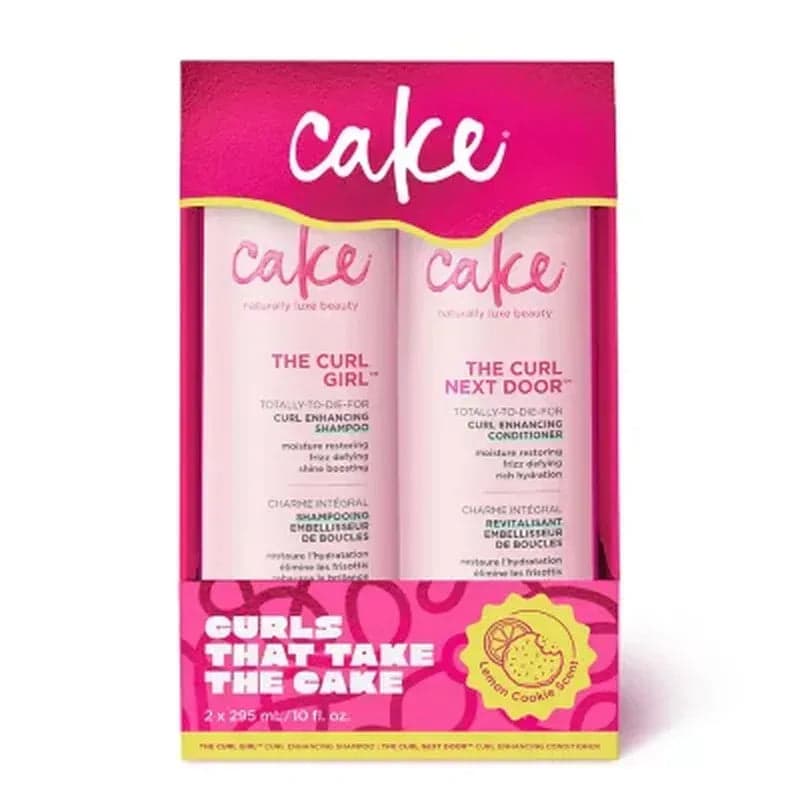 Cake Beauty Curl Girl Shampoo and Curl Next Door Conditioner (10 Fl. Oz. 2 Pk.)