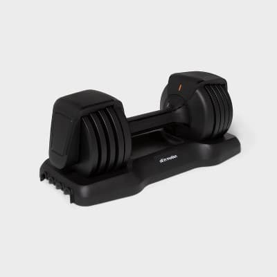 Adjustable Dumbbell 25lbs - All In Motion: Steel & Plastic, Single Piece