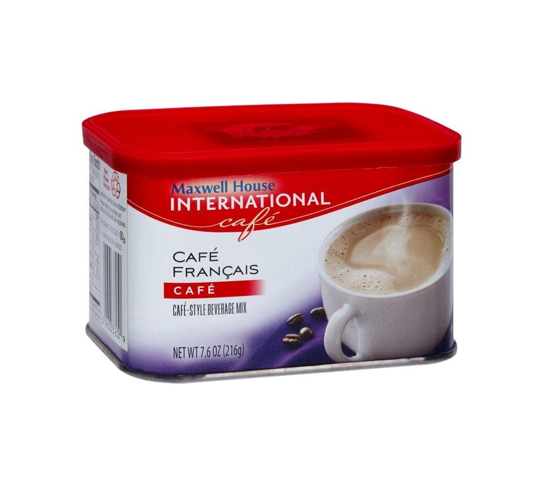 Maxwell House International Cafe Francais Cafe, 7.6 oz Tub (Pack of 8)