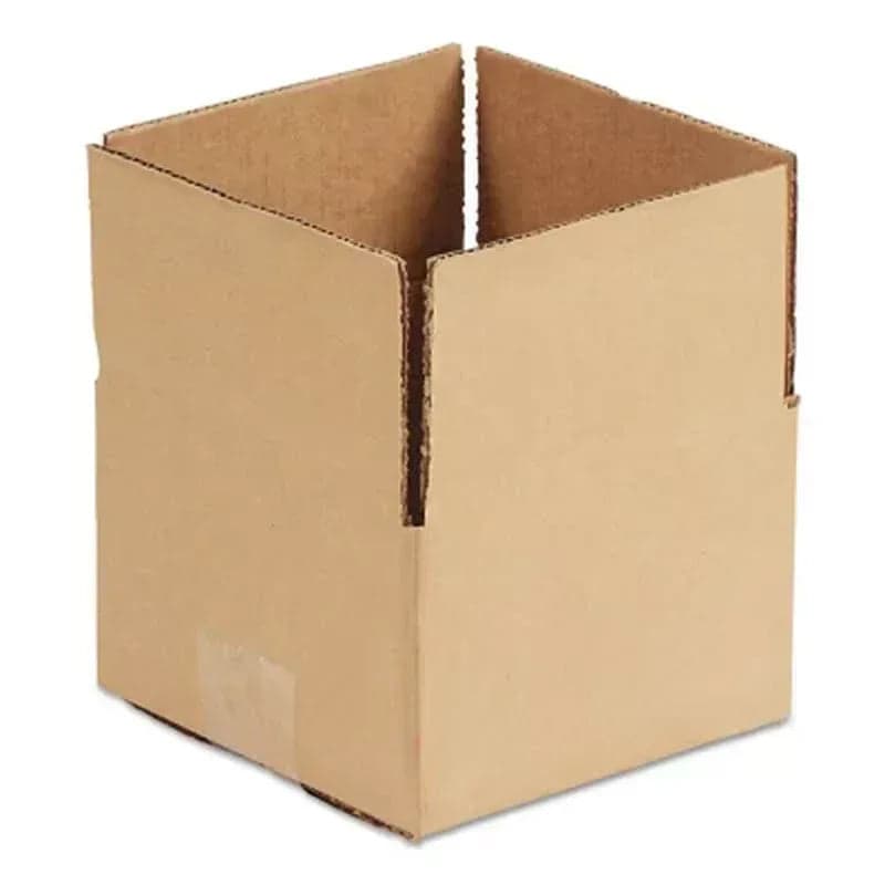 General Supply Brown Corrugated Fixed-Depth Shipping Boxes, 6" L x 6" W x 4" H, 25/Bundle