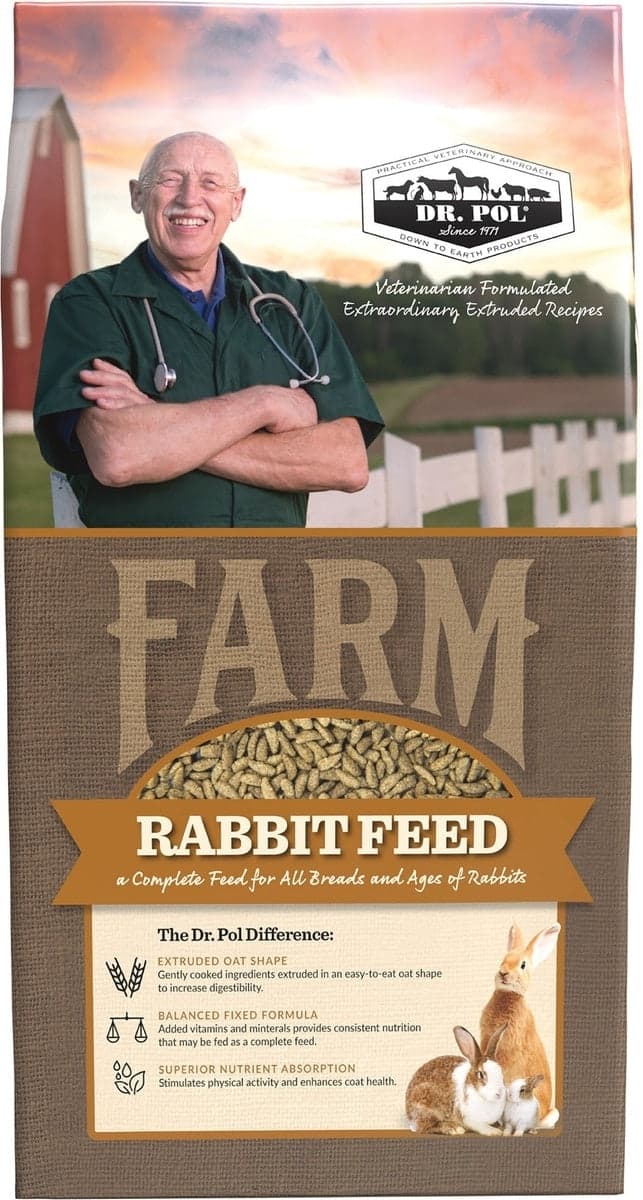 Dr. Pol Healthy Balance Alfalfa Recipe Rabbit Feed, 30-lb Bag
