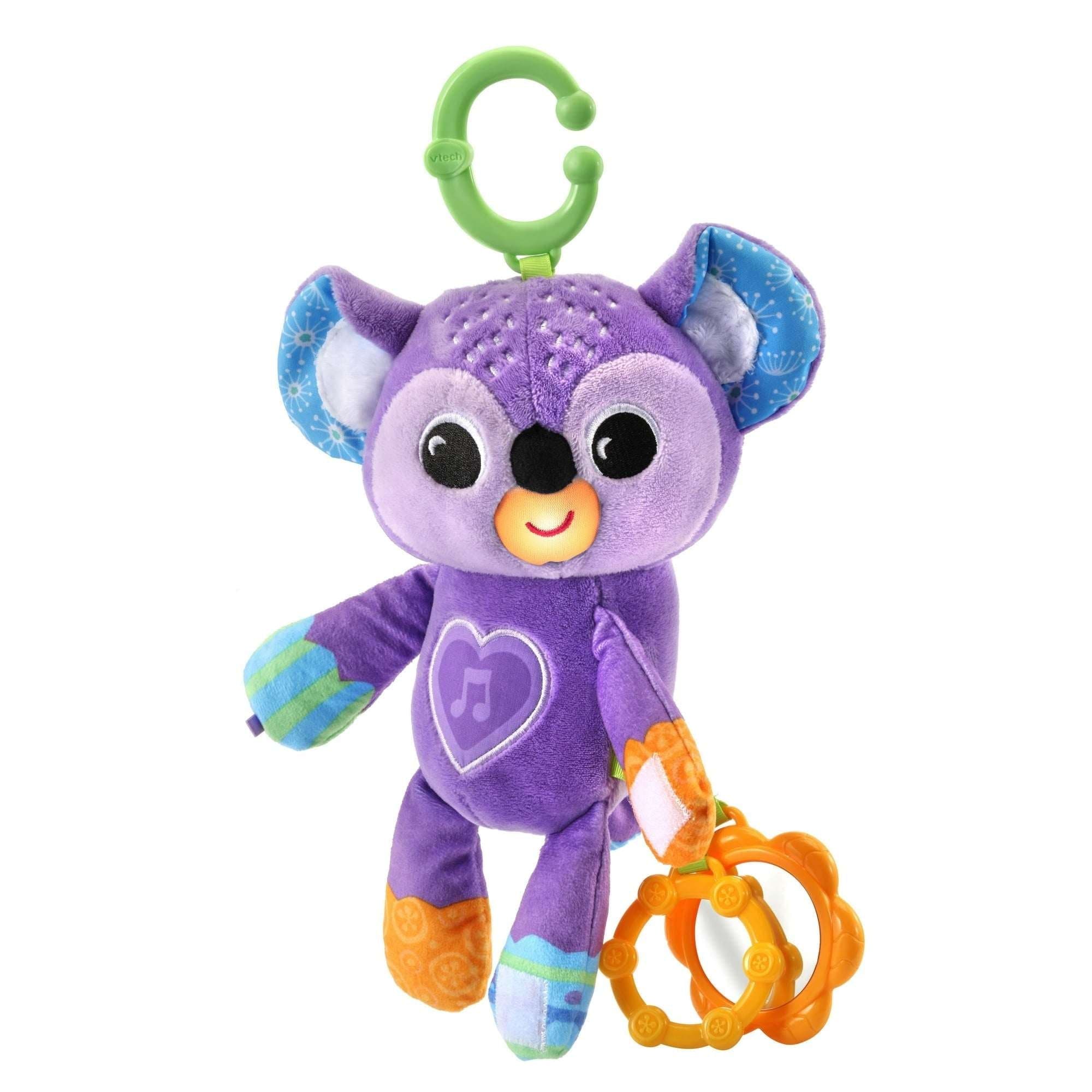 VTech Grab & Go Koala Clip-On Stroller Plush Take-Along Toy for Infants