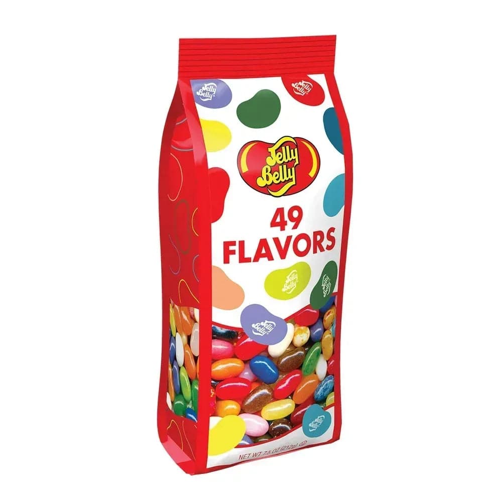Jelly Belly 49 Assorted Jelly Bean Flavors Gift Bag, 7.5 oz